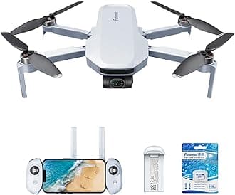 Potensic ATOM 3-Axis Gimbal 4K GPS Drone, Standard Kit Bundle with 1 Potensic 256GB Micro Memory Card