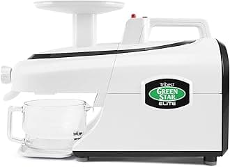 Tribest Green Star Elite GSE-5000-220V Jumbo Twin Gear Juice Extractor, 220V, NOT FOR USA USE,White