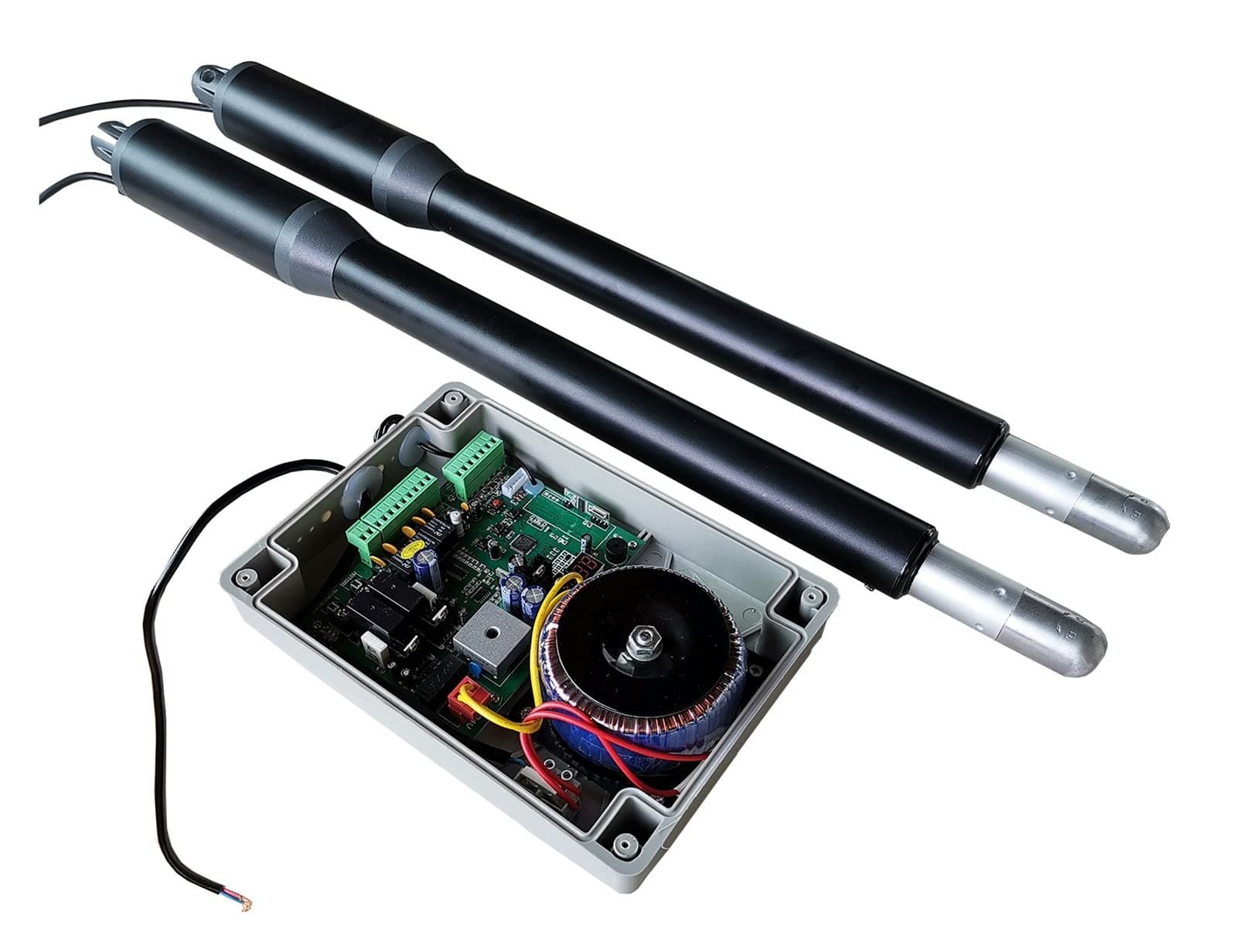 Automatic Gate Opener Kit 200 Kgs Engine Motor System Automatic Door Swing Gate Driver Actuator Perfect Suit Gates Opener For Driveway Driveway Gate Motor