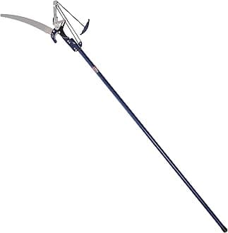 Spear & Jackson 4945RP Ratchet Action Telescopic Tree Pruner, Extendable Long Reach Trimmer with High Carbon Steel Saw, Easy Pruning & Cutting for Trees, Twigs and Branches, Extends up to 2.98m (117")