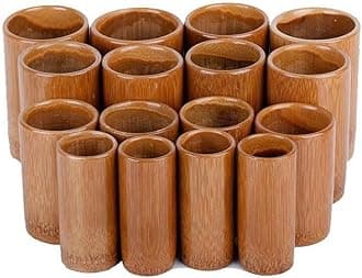 Tong Gu Bamboo Wooden Cupping Full Body Massager Chinese Vacuum Suction Cups Retro (M)