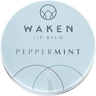 15ml Rich & Nourishing Lip Balm, Peppermint, Fresh & Cool Natural Flavour, Vegan, Vitamin E, Shea Butter & Cocoa Butter, 100% Natural, No Petroleum Jelly, Sustainable Packaging