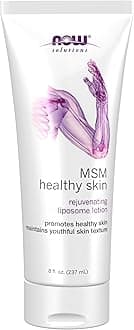 Solutions, MSM Healthy Skin Liposome Lotion, Rejuventating Cream with Almond Oil and Aloe, 8-Ounce