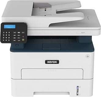 Xerox B225dni A4 34ppm Black & White (Mono) Wireless Laser Multifunction Printer with Duplex 2-sided printing - Copy/Print/Scan (3yr warranty)