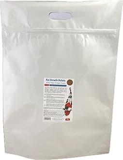Koi Growth Pellets Floating Fish Food 5kg 3mm Carp & Goldfish High Protien Diet For Fast Growth