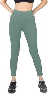 Stretchable Yoga Pants for Women & Gym Pants for Women Workout with Mesh Insert & Side Pockets