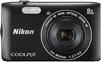 Nikon Coolpix A300 20 MP Point & Shoot Digital Camera, Black