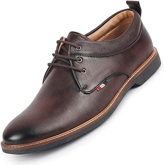 FAUSTO Men's Formal Lace Up Oxford Shoes for Office|Meetings|Daily|Comfort|Fashion|Stylish|Parties|Outdoor|Occasions|TPR Welted Sole (6-13 UK)