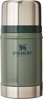 Stanley Vacuum Insulated Large Food Jar, 18/8 Stainless Steel Food Jar for Cold and Hot Food, Soup Thermos with Leak Proof Lid Doubles as Cup, Wide Mouth Food Thermos