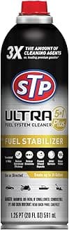 STP Ultra 5 In 1 Fuel System Cleaner and Stabilizer, System Fuel Cleaner Deep Cleans Fuel System and Fights Engine Friction, 20 Oz