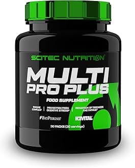 Scitec Nutrition Multi Pro Plus - 29-in-1 Multivitamin Food Supplement with Omega-3, Calcium, and Ginseng - 30 Day Supply in Convenient Sachets