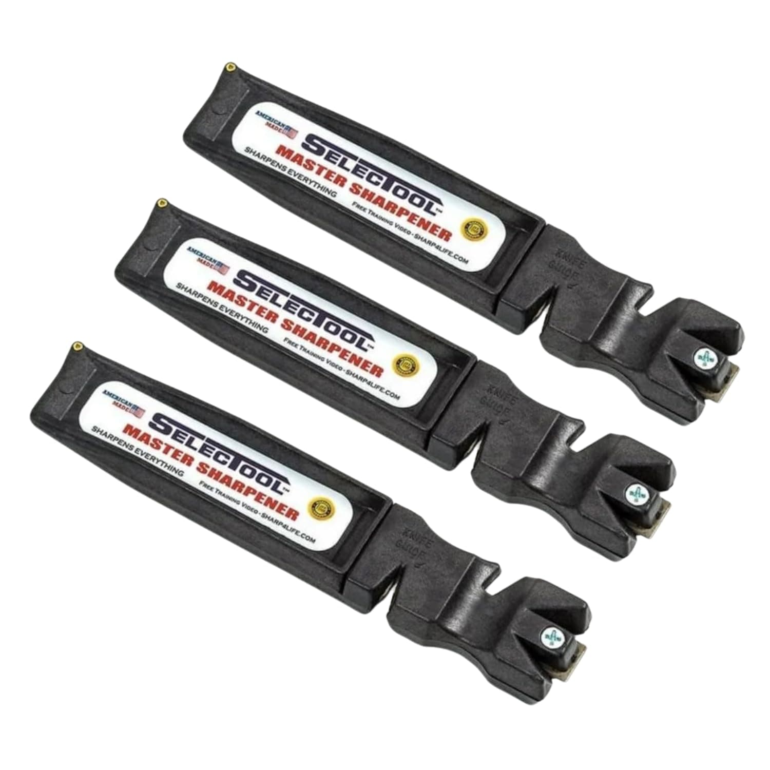 3 PCS Original SELECTOOL Knife & Tool Sharpener | Automatic Alignment Works o...
