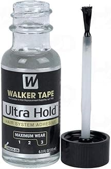 Ultra Hold liquid Bond Glue for wigs and hair with brush .5oz bottle by GT Hair