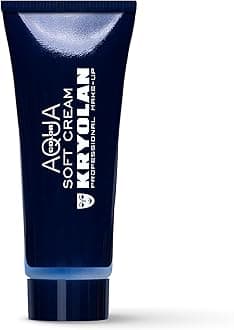 Aquacolor Soft Cream Tube 25ml | Creamy Liquid Special Effects Makeup | Face and Body Paint For Skin of All Types | Professional Halloween Makeup, Theater, Cosplay, Costume, SFX Face Paint