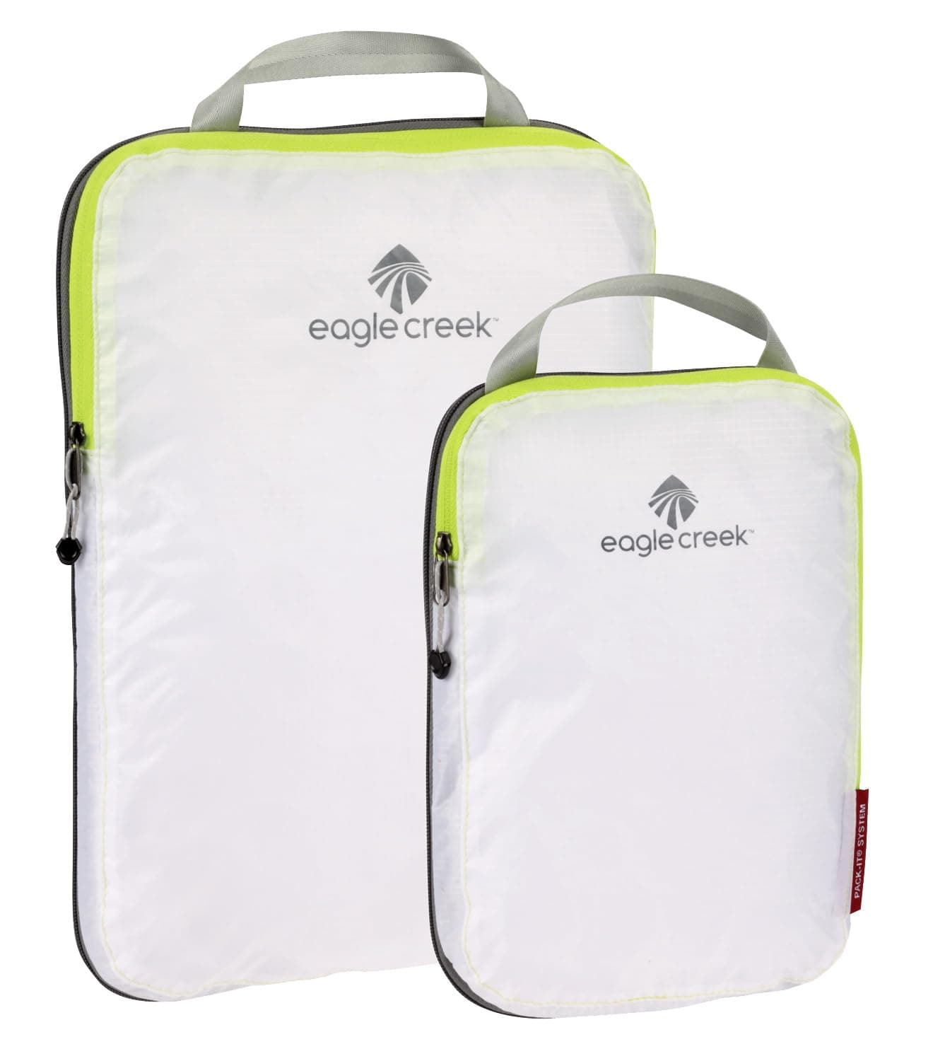 Eagle Creek Pack-It Specter Compression Packing Cubes Set, White/Strobe - Small/Medium