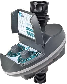 DIG, B092A 3/4” FHT X MHT Two- Dial Programmable Hose End Timer for Home Gardens and patios