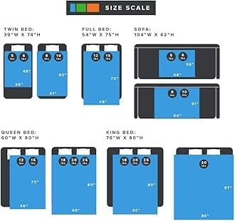 Degrees of Comfort Weighted Blanket Queen Size, Heavy Blankets for Adult, 1 x Cozy Heat Warm Minky Plush Washable Removable Covers Included, Heating & Cooling,Micro Glass Beads, 60x80 18lbs Navy