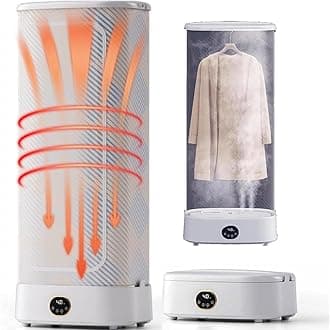 Automatic Ironing Machine, 1000W Automatic Wireless Vertical Steam Iron, Portable Clothes Drying Rack with Remote, Foldable Hanging Garment Steamer, for Clothes & Fabric