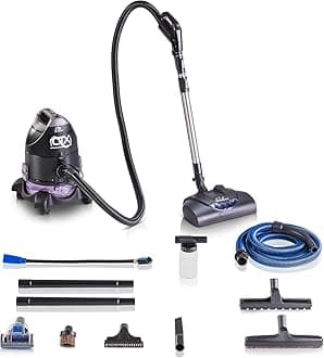 Prolux CTX Canister Vacuum & Air Purifier, Bagless Wet-Dry Vacuum with Water Filtration, Advanced Air Cleaning Technology and, Deep Cleaner for All Floor Surfaces