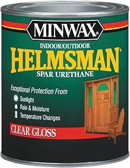 Minwax Helmsman Indoor/Outdoor Spar Urethane, Quart, Gloss