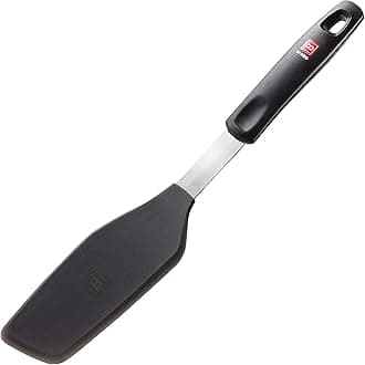 DI ORO® Designer Series Flexible Silicone Omelette Turner Spatula - 315°C Heat-Resistant Rubber Kitchen Omelette Turner - Versatile Silicone Spatulas - BPA Free, FDA Approved, and LFGB Certified