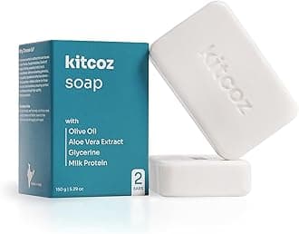 Kitcoz Anti Fungal & Anti Bacterial Soap For Intensive Fungal Infections of The Skin | Anti Itching Soap - Good for All Types of Skin (75gm)