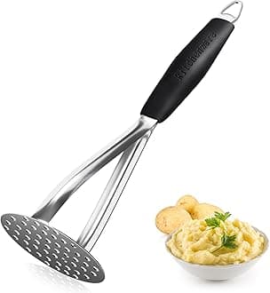 Joyoldelf Heavy Duty Stainless Steel Potato Masher