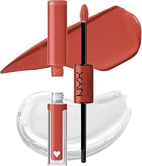 Shine Loud Long-Lasting Liquid Lipstick with Clear Lip Gloss, Ultra-pigmented, Dual-ended Lipstick - Ambition Statement 03, 25 gram