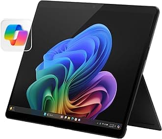 Microsoft Surface Pro 2-in-1 Laptop/Tablet (2024), Windows 11 Copilot+ PC, 13" Touchscreen Display, Snapdragon X Plus (10 Core), 16GB RAM, 512GB Storage, Black