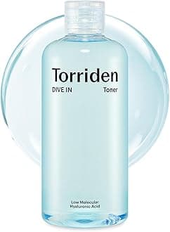 TORRIDEN Dive-in Low-Molecular Hyaluronic Acid Toner 10.14 fl oz | Low pH Facial Astringent for Hydrating, Exfoliating, Sensitive, Oily Skin | Alcohol-Free, Fragrance-Free, No Colorants