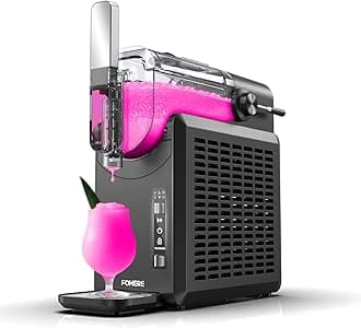 Slushie Machine, No Ice Needed, 68 oz FOHERE Slushy Machine for Home with Self-Clean Function, Professional Frozen Margarita Machine, 5 Preset Programs, Frozen Margarita, Frappé, Milkshake, and More