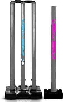 Jaspo Anime Premium Plastic Stumps Set for All Ages- Ideal for Boys Girls, and Adults- Durable and Fun Cricket Wicket Set