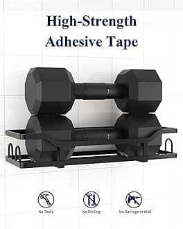 Kitsure Shower Caddy - 2 Pack, No Drilling Shower Organizer with 8 Hooks, Rustproof Stainless Steel Shower Shelf for Inside Shower, Wall Mounted Shower Rack for Bathroom, Kitchen, Black