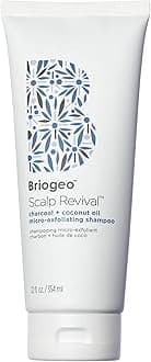 BriogeoScalp Revival Exfoliator Charcoal Shampoo, Treatment for Dry & Itchy Scalp, Clarifying Shampoo for Build Up, 12 oz