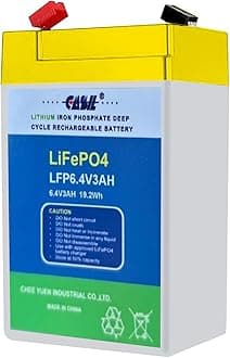 Casil 6V 4Ah Battery for Ride On Toys, SLA Rechargeable, Sealed Lead Acid, CA640 Replacement, NT6-4 Neata Compatible, 6V 4Ah Rechargeable Battery