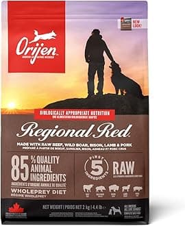 Origin Regional Red Dog, Made in Canada, 4.4 lbs (2 kg), Orijen Dogfood Regional Red
