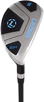 LAZRUS GOLF Premium Hybrid Golf Clubs for Men - 2,3,4,5,6,7,8,9,PW Right Hand & Left Hand Single Club, Regular Flex