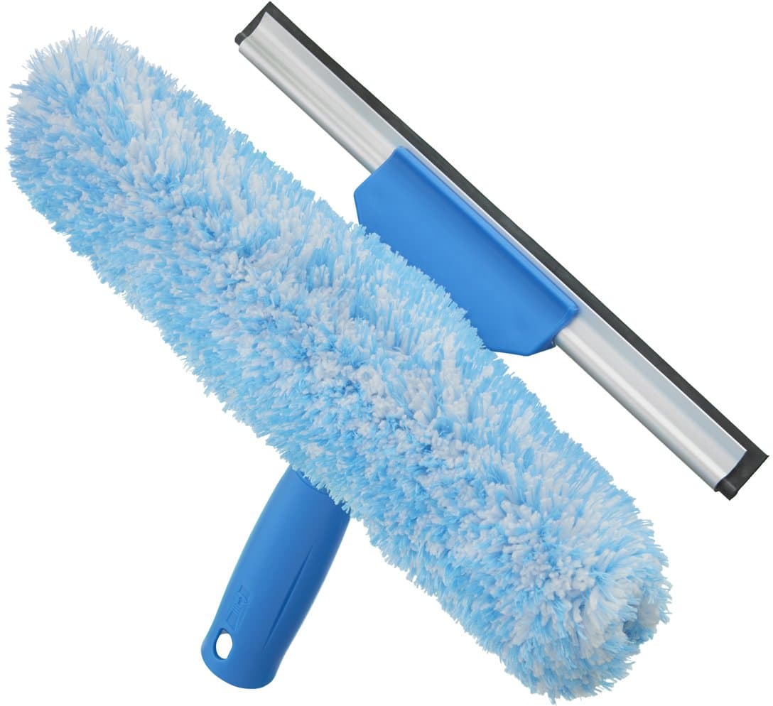 10" Window Scrubber and Squeegee