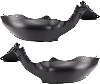 TRQ Inner Fender Liner Set Compatible with 2004-2008 Chevrolet Aveo GM1248162 GM1249162