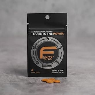 Ferox – Performance Fuel Catalyst | Not an Additive, It’s an Advantage | Built for the Road, Trail, and Beyond | All Fuels, All Engines | 1 Tab = 20 GAL