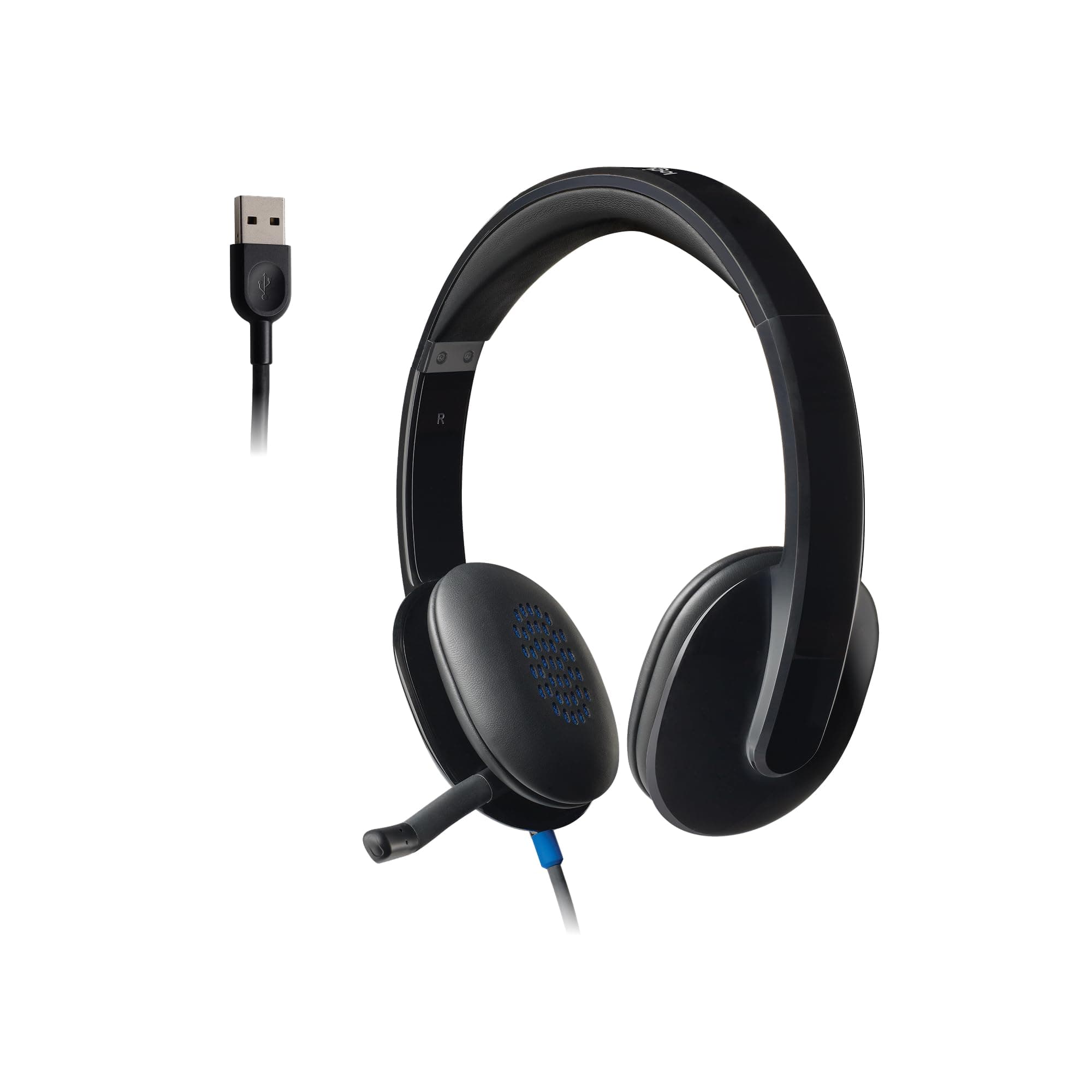 Logitech High-performance USB Headset H540 for Windows and Mac, Skype Certified
