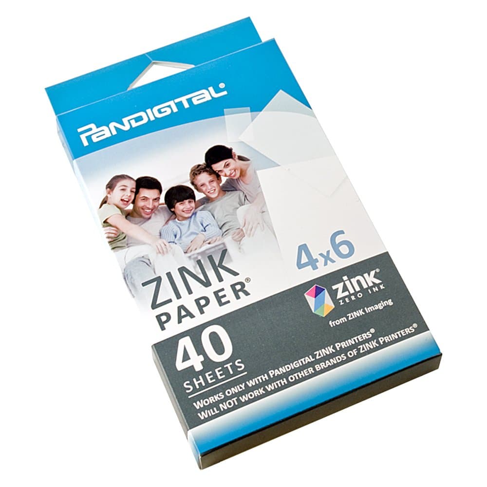 PANDIGITALPaper for Zero Ink Printer - 40 Pack