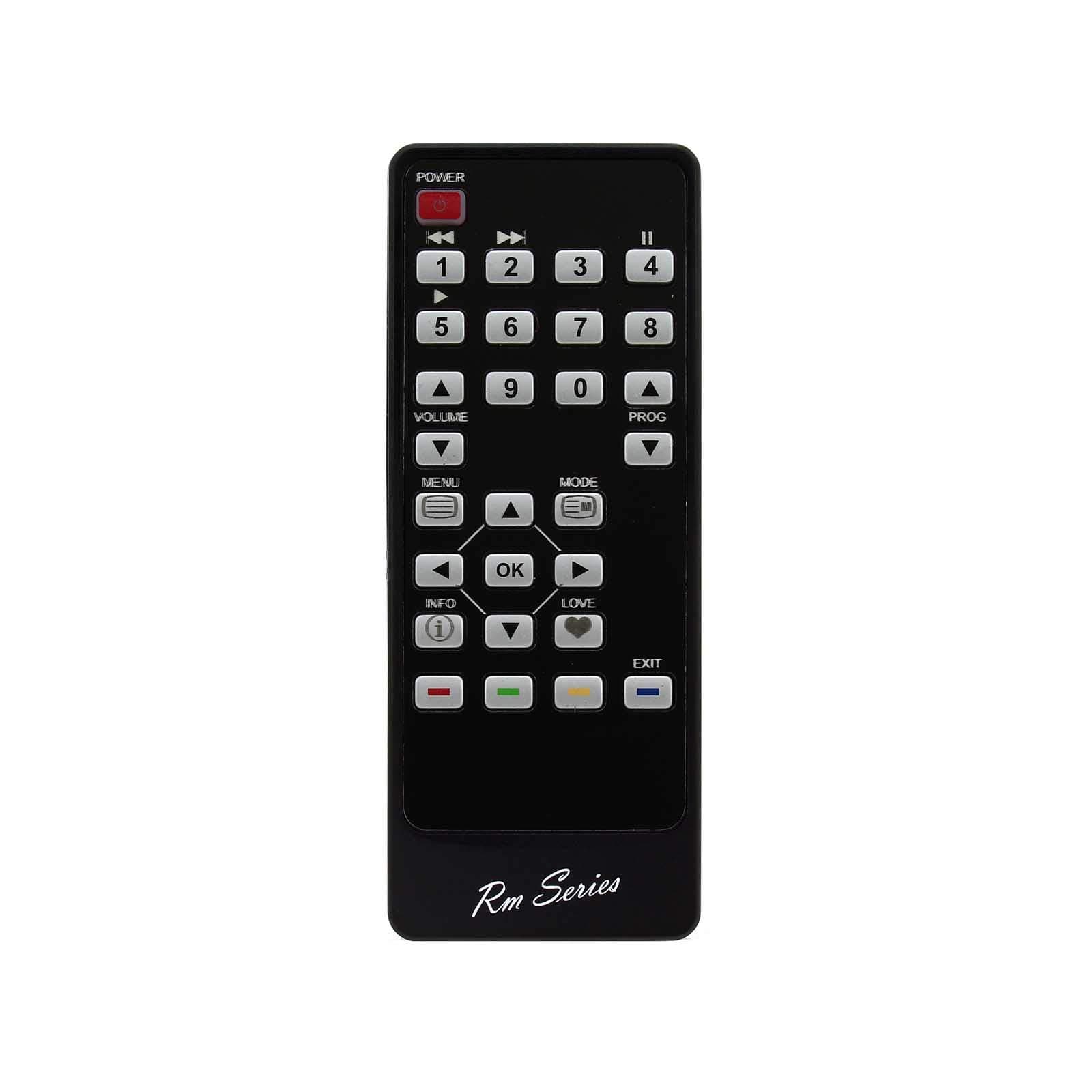 RM Series Replacement Remote Control for ROBERTS STREAM-83i