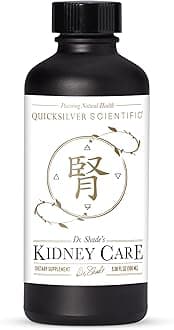 Quicksilver Scientific Kidney Care - Kidney Cleanse & Lymphatic Drainage Supplements - Astragaloside IV Extract, Zhu Ling, Goldenrod, Ferulic Acid, He Shou Wu & Dandelion Leaf (3.38oz / 100ml)