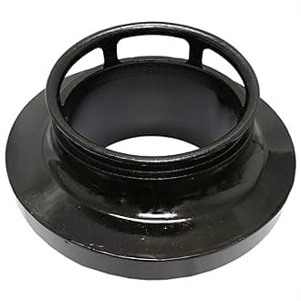Leyso Chinese Wok Range Adapter/Reducer with 13-Inch Cast Iron Rim - Convert The Large Wok Well to Smaller Size (18" to 13")