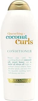 Quenching + Coconut Curls, Moisturizing Conditioner for Curly Hair, Detangling, Curl Enhancing, 25.4 fl oz