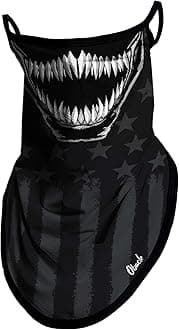 Obacle Neck Gaiter Face Mask with Ear Loops Bandana Face Mask Scarf Face Cover for Men Women