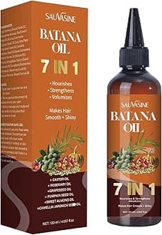 Batana Oil for Hair Growth | Raw Organic Batana Butter | 7-in-1 Natural Hair Treatment for Damaged Hair & Skin 120ml