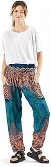 Happy Trunks Harem Pants - Flowy, Baggy Sweatpants for Women - Hippie Clothing