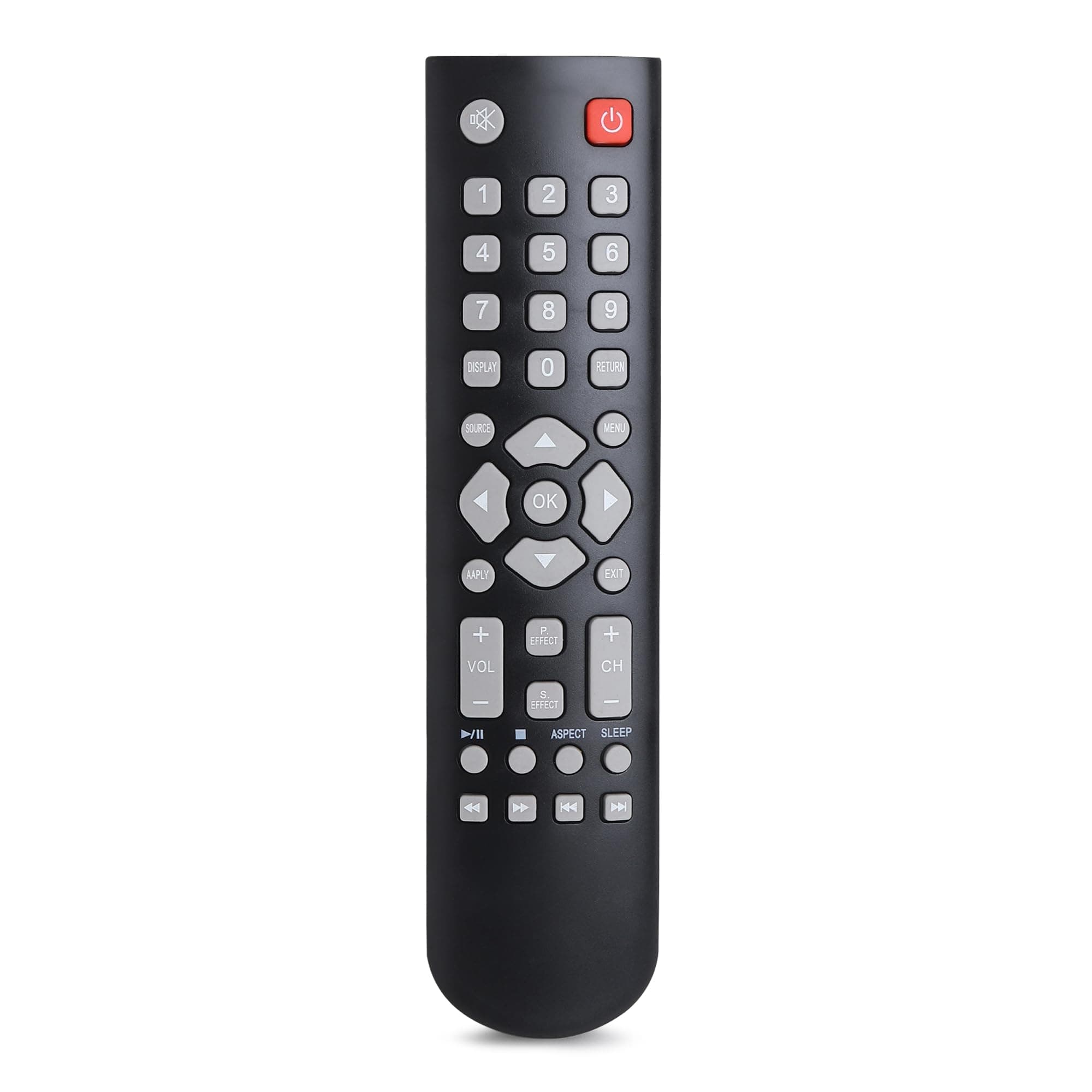 Remote Compatible for Micromax LED/LCD TV (Exact Same Remote Will only Work),Black